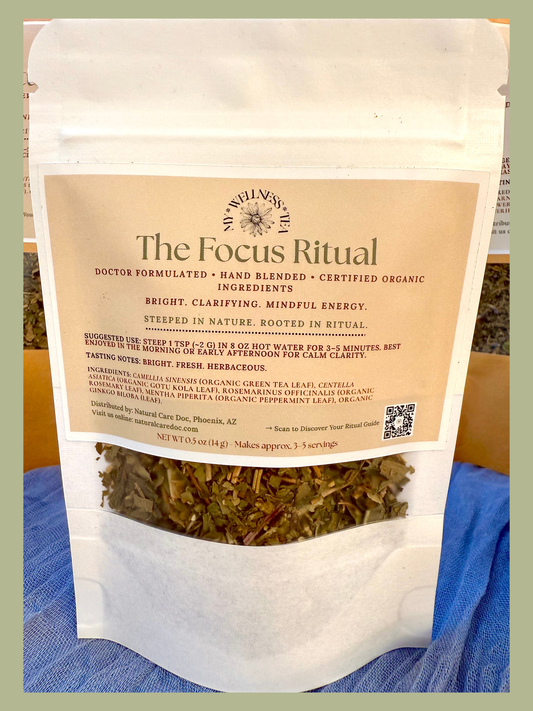 Focus Ritual β Nootropic Herbal Tea Blend for Clarity & Concentration