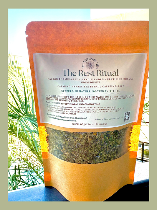 Rest Ritual β Calming Herbal Tea Blend for Relaxation & Sleep Support