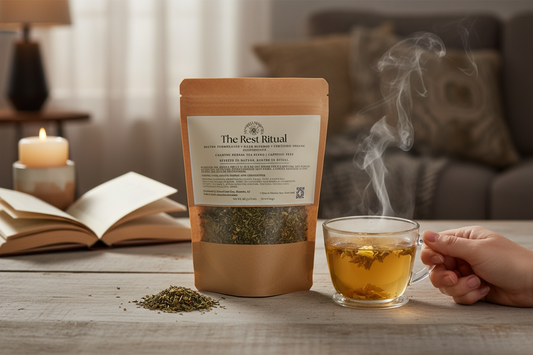 Rest Ritual – Calming Herbal Tea Blend for Relaxation & Sleep Support