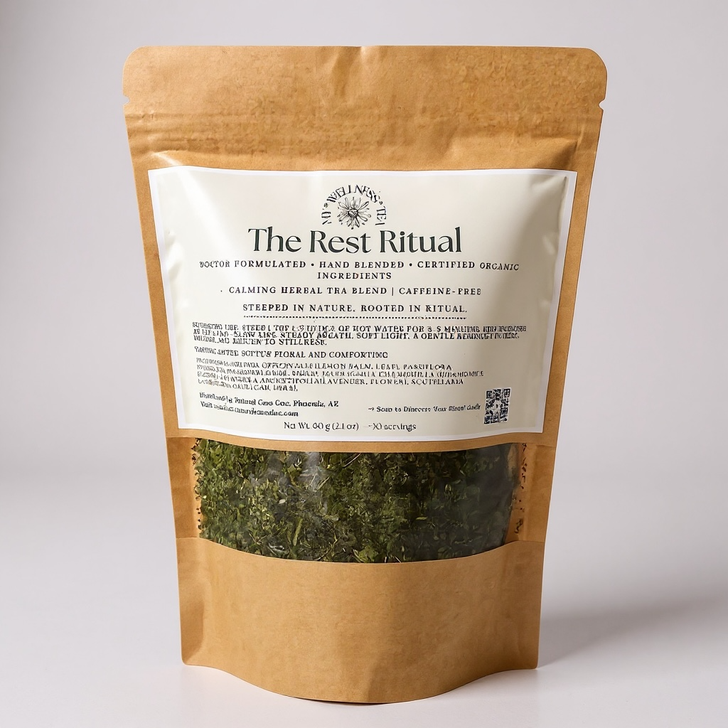 Rest Ritual – Calming Herbal Tea Blend for Relaxation & Sleep Support