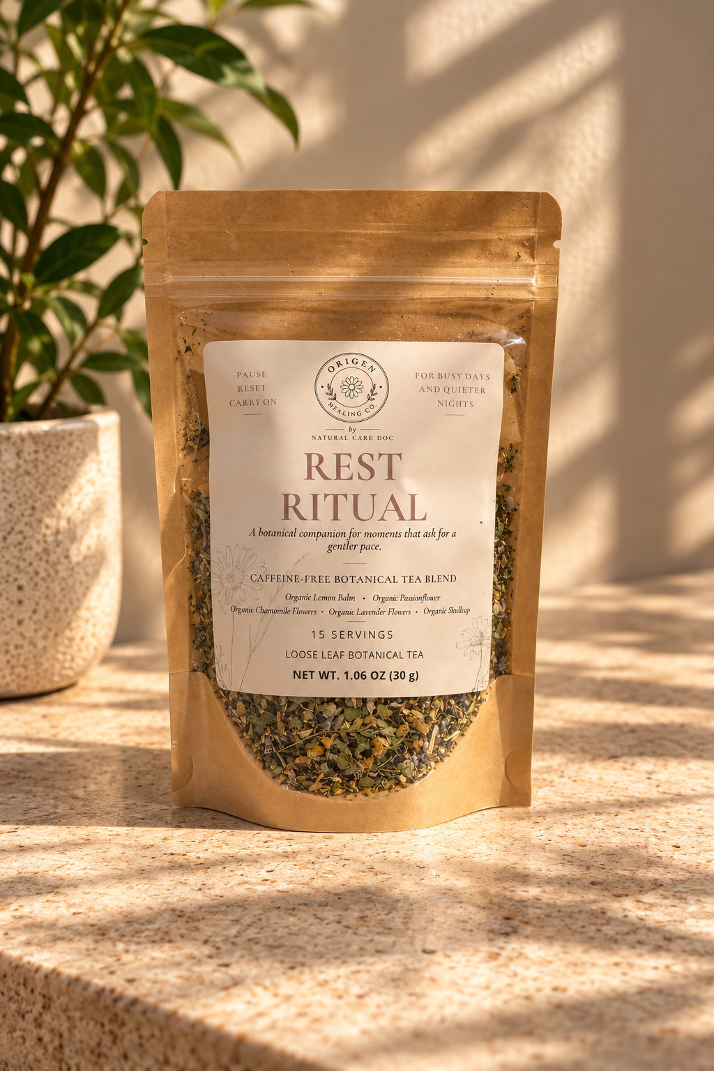 Rest Ritual | Caffeine-Free Loose Leaf Botanical Tea