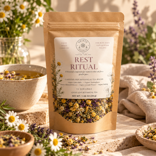 Rest Ritual – Calming Herbal Tea Blend for Relaxation & Sleep Support